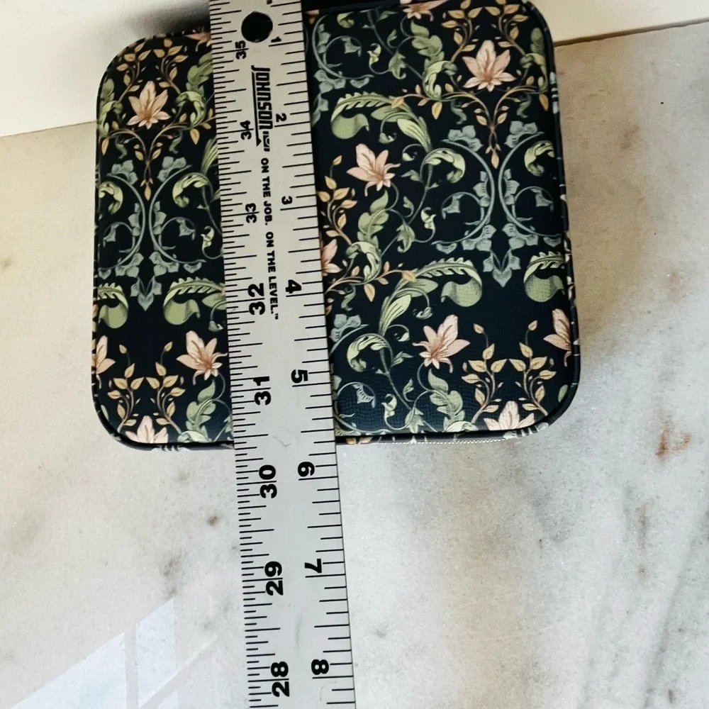 Floral Patterned Jewelry Case travel organizer jewelry box